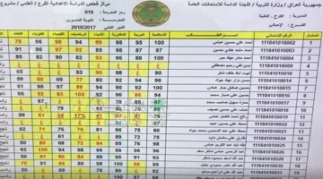 حصريًا.. حمل نتائج السادس الابتدائي 2025 الدور الثالث لجميع المحافظات العراقية مباشرة من وزارة التربية ونتائجنا